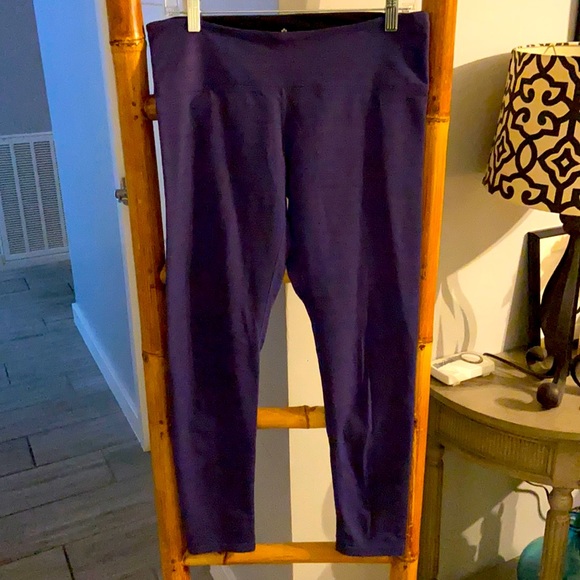 Tuff Athletics Pants - Tuff Athletics Purple Yoga Pants SZ Large